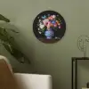 Rozen - Bloemen - Vaas - Boeket Akoestische PET Vilt - Rond klein -sfeer2