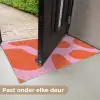 Vlekken - Rood - Roze - Patroon - Minimalistisch Deurmat klein -USP_NL