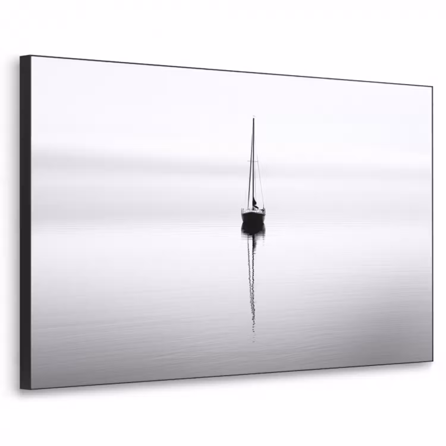 Art Frame - Segelboot - Schwarz - Wasser - Silhouette