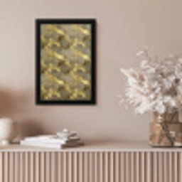 Modern - Geometrisch - Goud fotolijst zwart zonder passe partout klein 224 -sfeer5