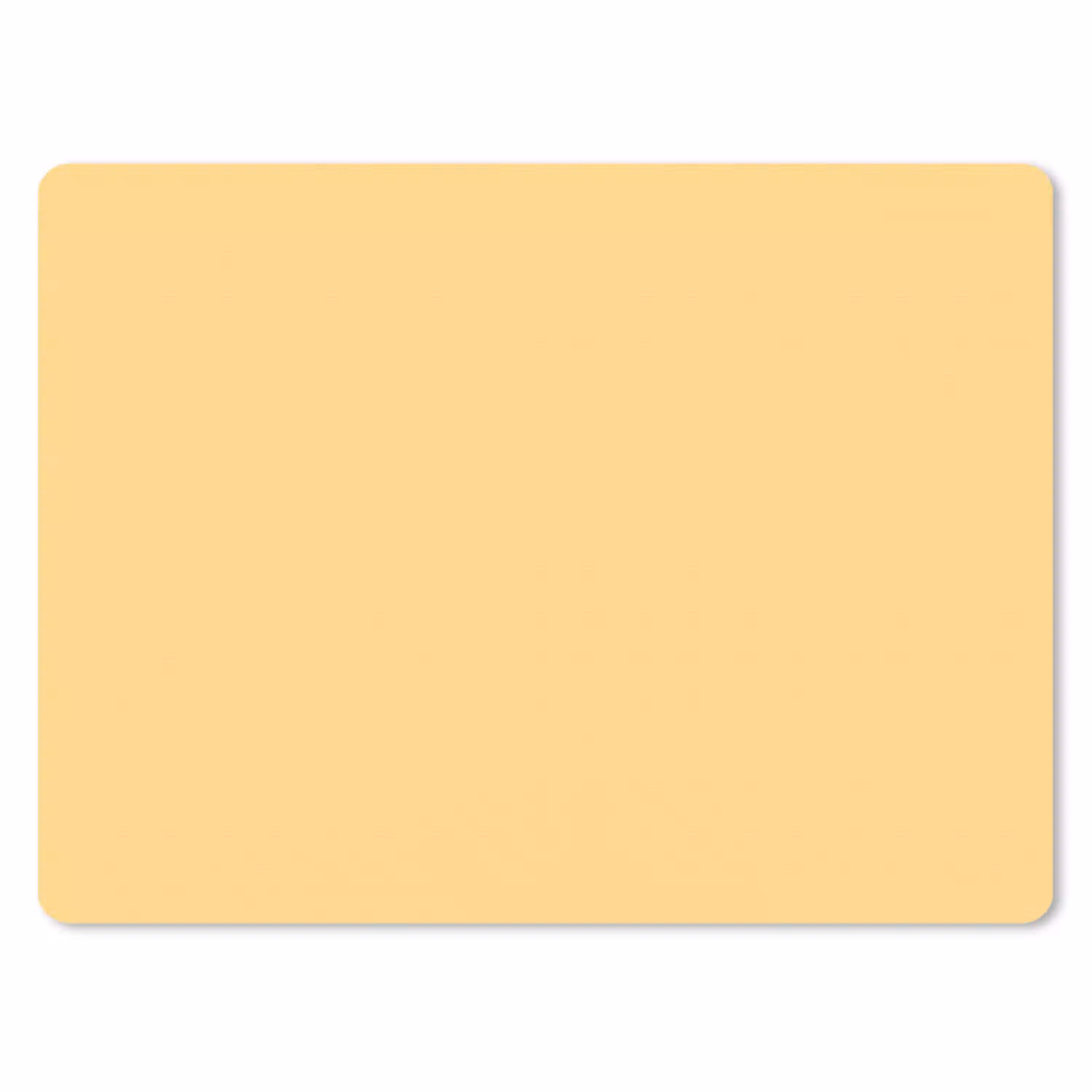 Butter - Geel - Yellow muismat rubber klein 262 -3d