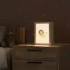 Leeuw - Kleurrijke manen - Beige Light Box met kabel klein -sfeer1_kind