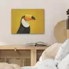 Toekan - Minimalistisch - Snavel - Oranje PET vilt klein -sfeer3