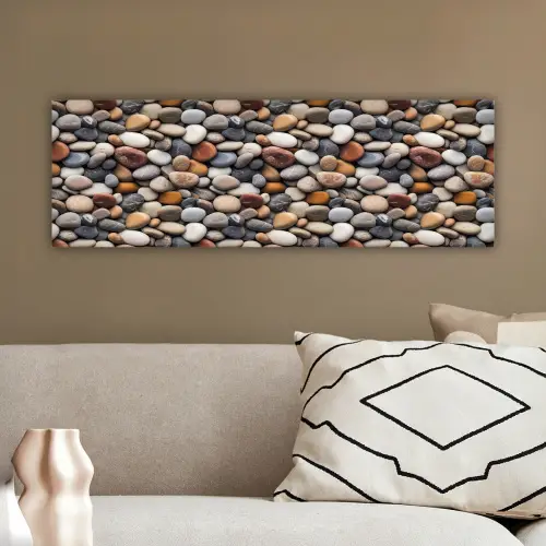 Rust - Zachte - Kleuren - Stenen canvas 2cm klein 828 -sfeer3