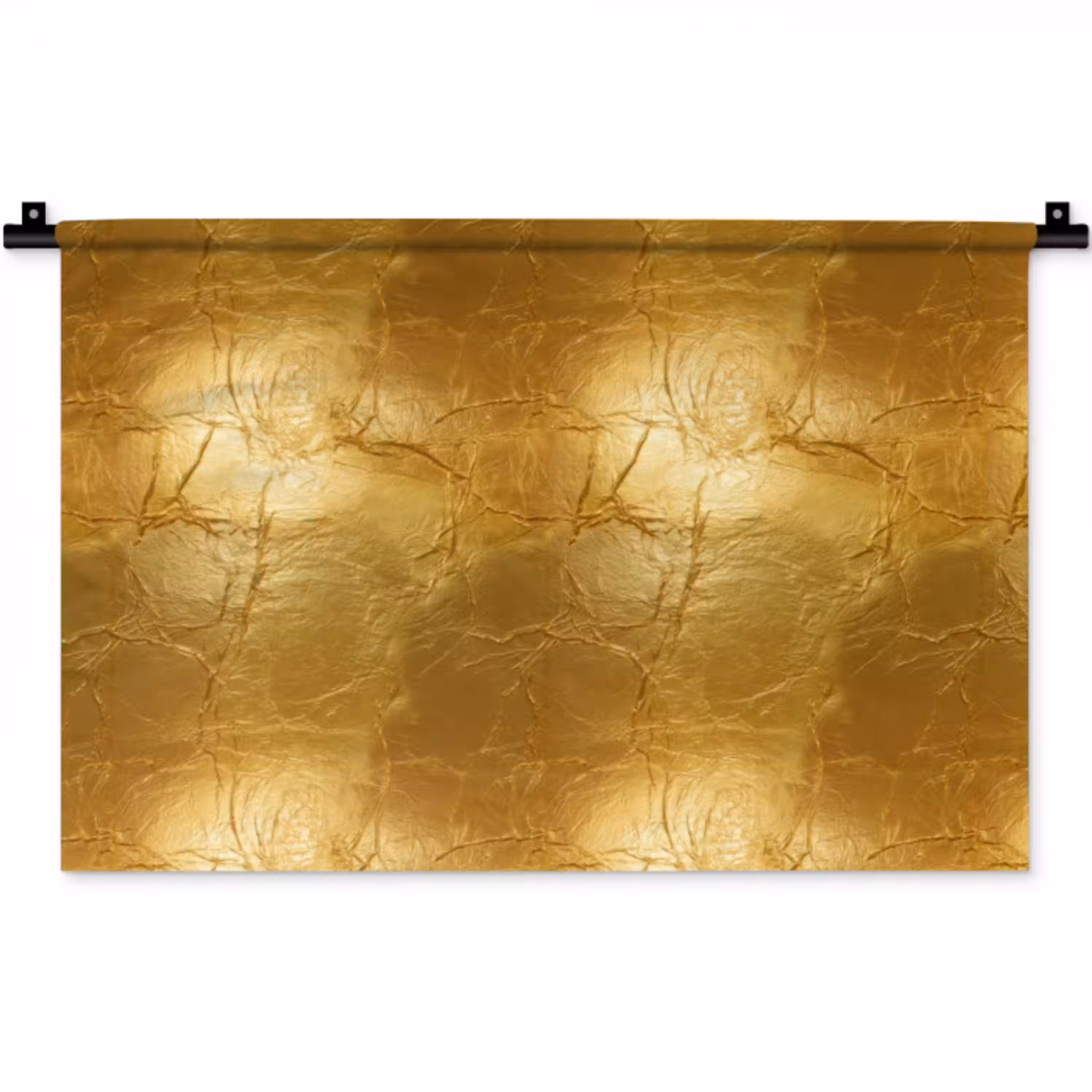 Bladgoud - Vintage - Textuur - Warm Goud Wandkleed katoen klein 269 -zz3d