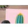 Cactussen - Modern - Pastel muismat rubber klein -closeup