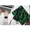 Gaming - Bliksemflitsen - Groen - Energie laptophoes neopreen klein -bureau