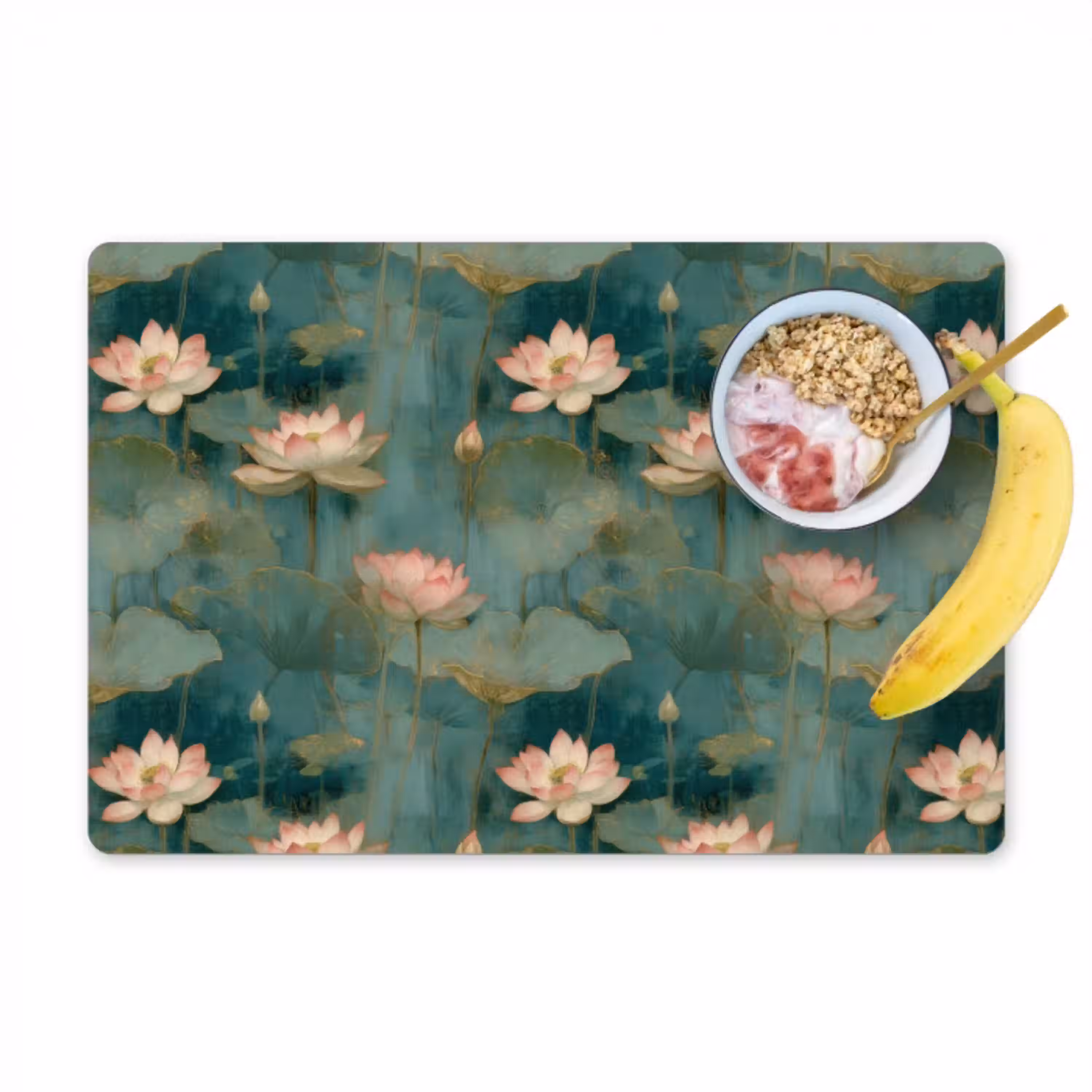 Botanisch - Bloemen - Roze Placemat vinyl groot 368 -zzzproduct_Kitchenyeah-website