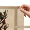 Kerst - Hert - Gewei - Rood Light Box met batterij (Wandlamp) middel -USP_websiteprintNL