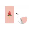 Watermeloen - Ijsje - Pitjes - Rood fotobehang vinyl groot -3d