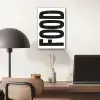 Food - Zwart - Wit - Decoratie aluminium wit klein -sfeer5