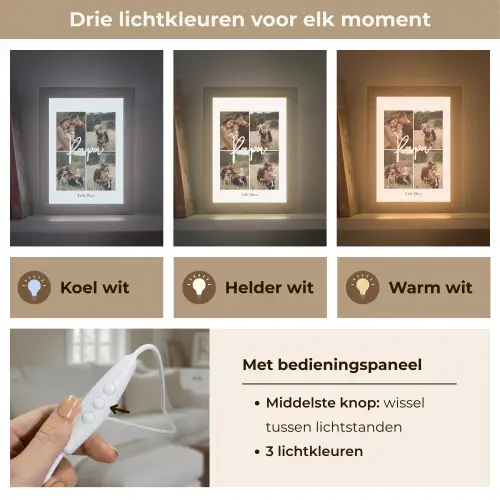 upload-69ddf9ede2b33-papa-collage Light Box met kabel (Tafellamp) klein -USP_lichtkleurNL