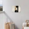 Geometrische - Vormen - Wit tuinposter los doek klein -sfeer8