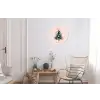 Christmas Season - Kerst - Kerstboom - Roze Wandcirkel aluminium klein -woonkamer