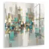 Abstract - Blokken - Goud - Skyline plexiglas 5mm klein -zzzproduct_nieuw