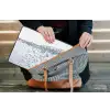 Luchtbellen - Water - Dynamisch laptophoes neopreen klein -tas
