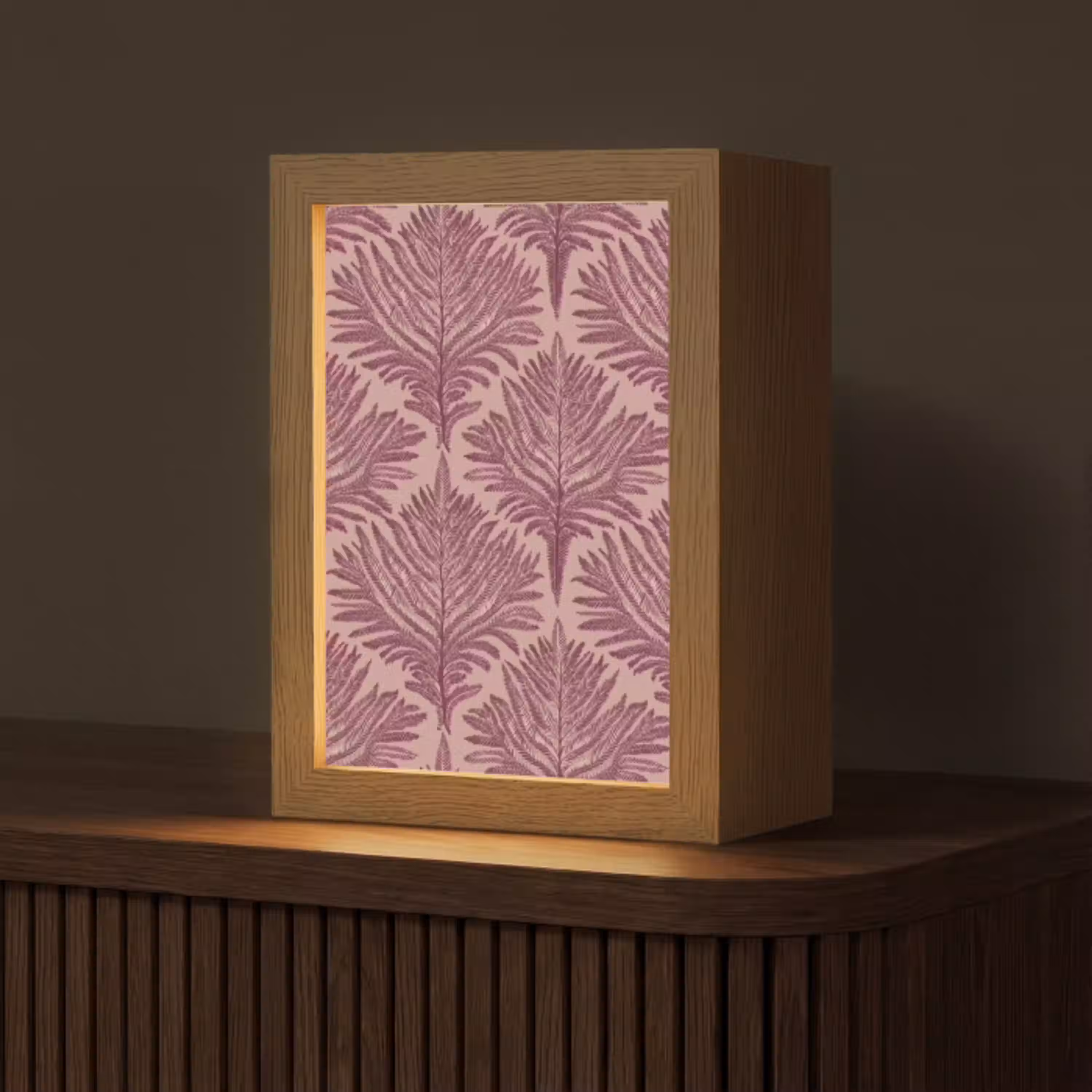 Varen - Patroon - Paars Light Box met kabel (Tafellamp) klein 925 -z3d_website