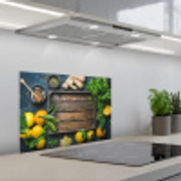 Fruitkist - Citroen - Fruit keuken achterwand spatscherm klein -3d_schuin