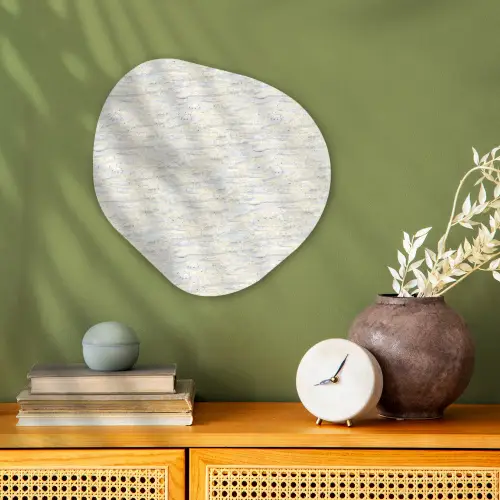 Licht - Horizontaal - Verf Wandcirkel Organisch Forex 3mm klein 629 -sfeer2