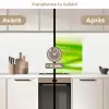 Golven - Abstract - Groen keuken achterwand 2 middel -voor-na2_FR
