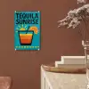 Illustratie - Tequila - Glas - Blauw plexiglas 5mm klein -sfeer5