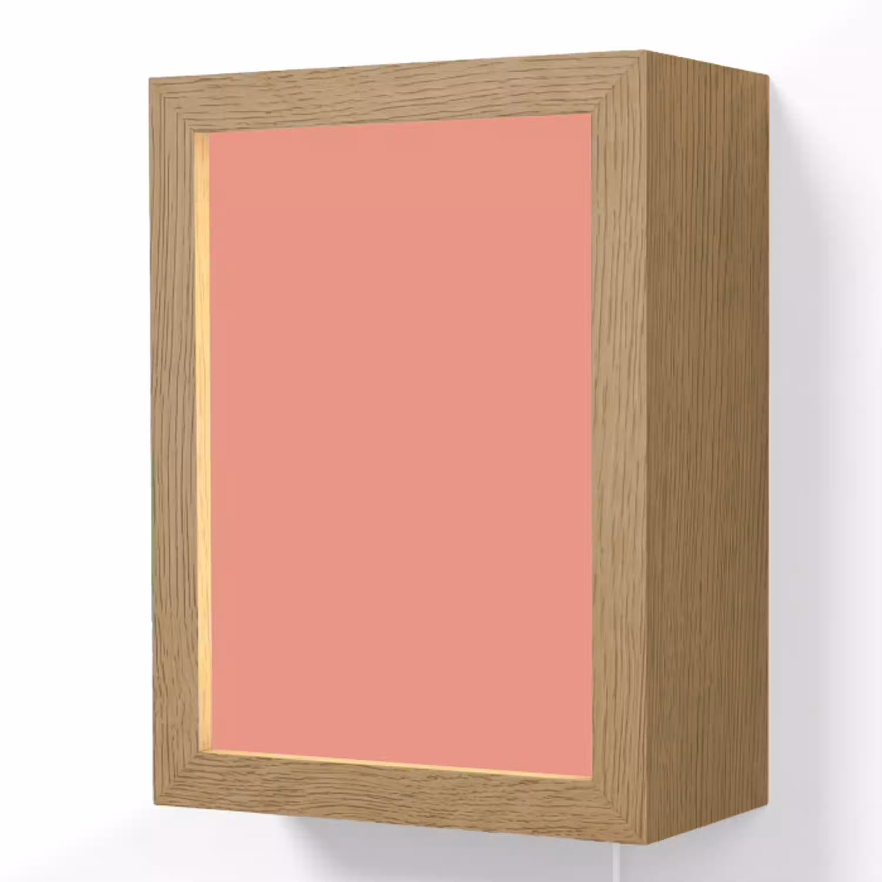 Coral - Reef - Rood Light Box met kabel (Wandlamp) klein 929 -3d