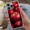 Rood - Appels - Fruit Hoesje iPhone 16 Pro Max met koord klein -sfeer3