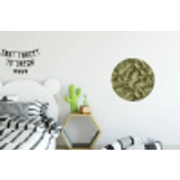 Bladeren - Modern - Groen Wandcirkel aluminium klein 190 -kinderkamer