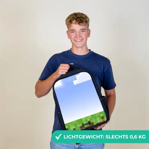 Pixel wereld Rugzak - Zwart middel -sfeer7_NL