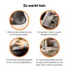 Badkleding - Palmbomen - Schaduw - Tropisch Inductie beschermer vinyl 3mm klein -zzzzzzz-td-werking