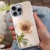 Bloem - Minimalistisch - Groen Hoesje iPhone 16 Pro Max met koord klein -sfeer3