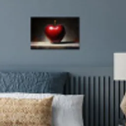 Apple - Hart - Rood poster papier klein -sfeer2