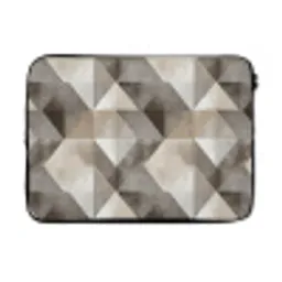 Geometrisch - Motief - Aardetinten laptophoes neopreen klein 279 -3d