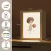 Beige - Jongen - Basketbal - Stippen Light Box met kabel klein -USP_NL