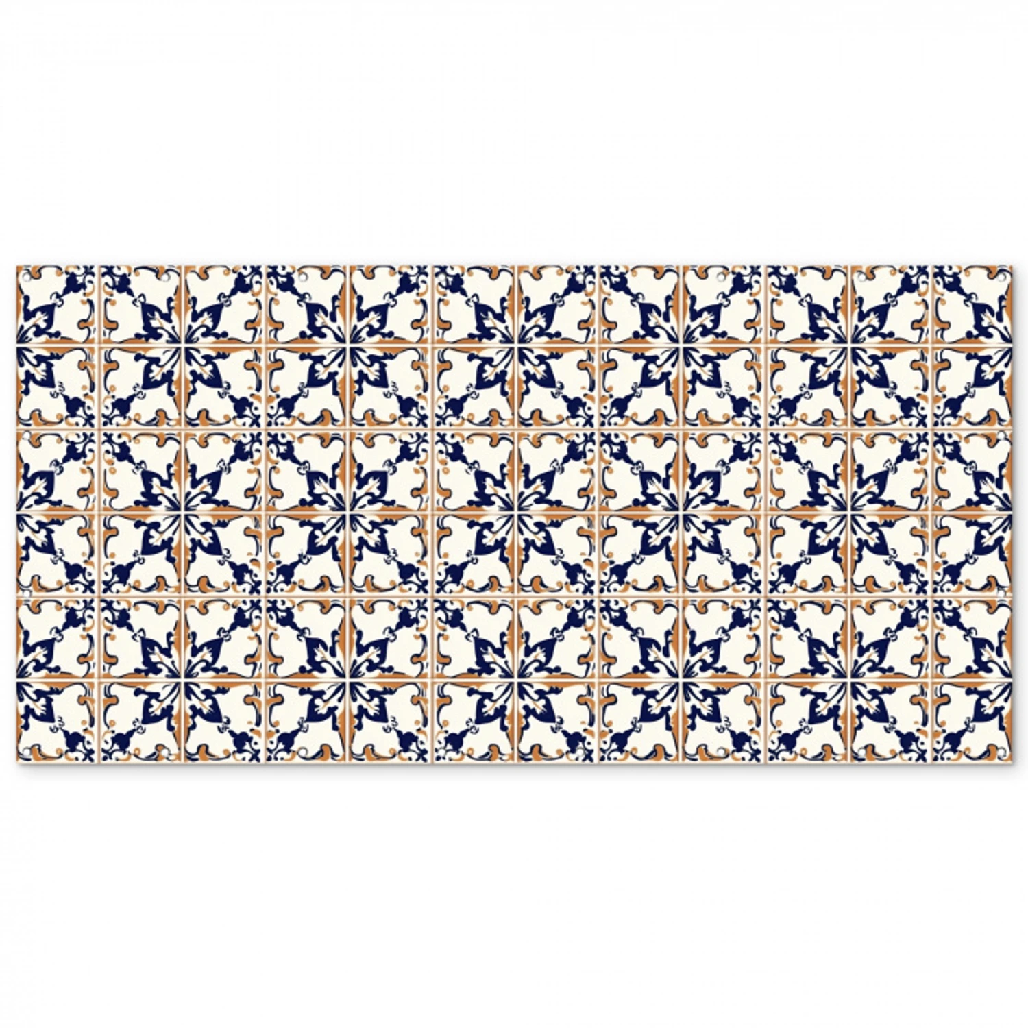 Klassiek - Patroon - Kleurrijk Balkonbeschermer Duitsland klein 596 -zz_3d