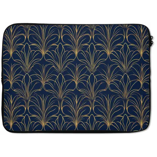 Deco - Waaier - Blauw laptophoes neopreen klein 279 -zkaufland3dotto