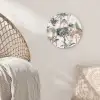 Inductie afdekplaat - Vintage - Jungle - Dieren - Natuur - Inductie beschermer Wandcirkel plexiglas klein -sfeer5