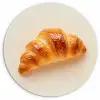 Croissant - Brood - Beige KitchenYeah - Keuken - Wandcirkel Forex klein -3d