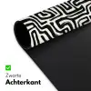 Grafisch - Lijnen - Zwart - Wit Muismat XXL klein 681 -sfeer2