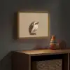Egel - Snuitje - Bruin - Stekels Light Box met batterij (Wandlamp kind) middel -sfeer5_kind