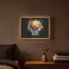 Graffiti - Sport - Basketbal - Basket Light Box met batterij (Wandlamp) middel -sfeer4