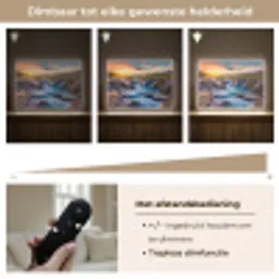 Waterval - Planten - Mos - Landschap - Zonsondergang - Rots Light Box met batterij (Wandlamp) middel -USP_dimbaarNL