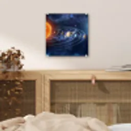 Ruimte - Zonnestelsel - Blauw plexiglas 5mm klein -sfeer4