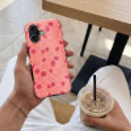 Weidebloemen - Romantisch - Roze Toughcase MagSafe Apple iPhone 17 klein 1017 -Sfeer1M