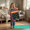 Dinos - Bliksem - Dieren - Blauw Kinderkoffer - Roze klein -sfeer2_NL