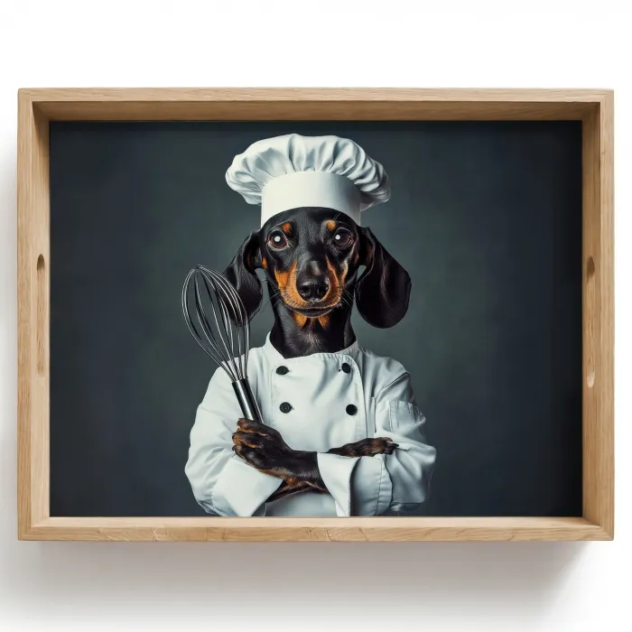 Hond - Garde - Kok Dienblad Rechthoek middel -z3d_shopping