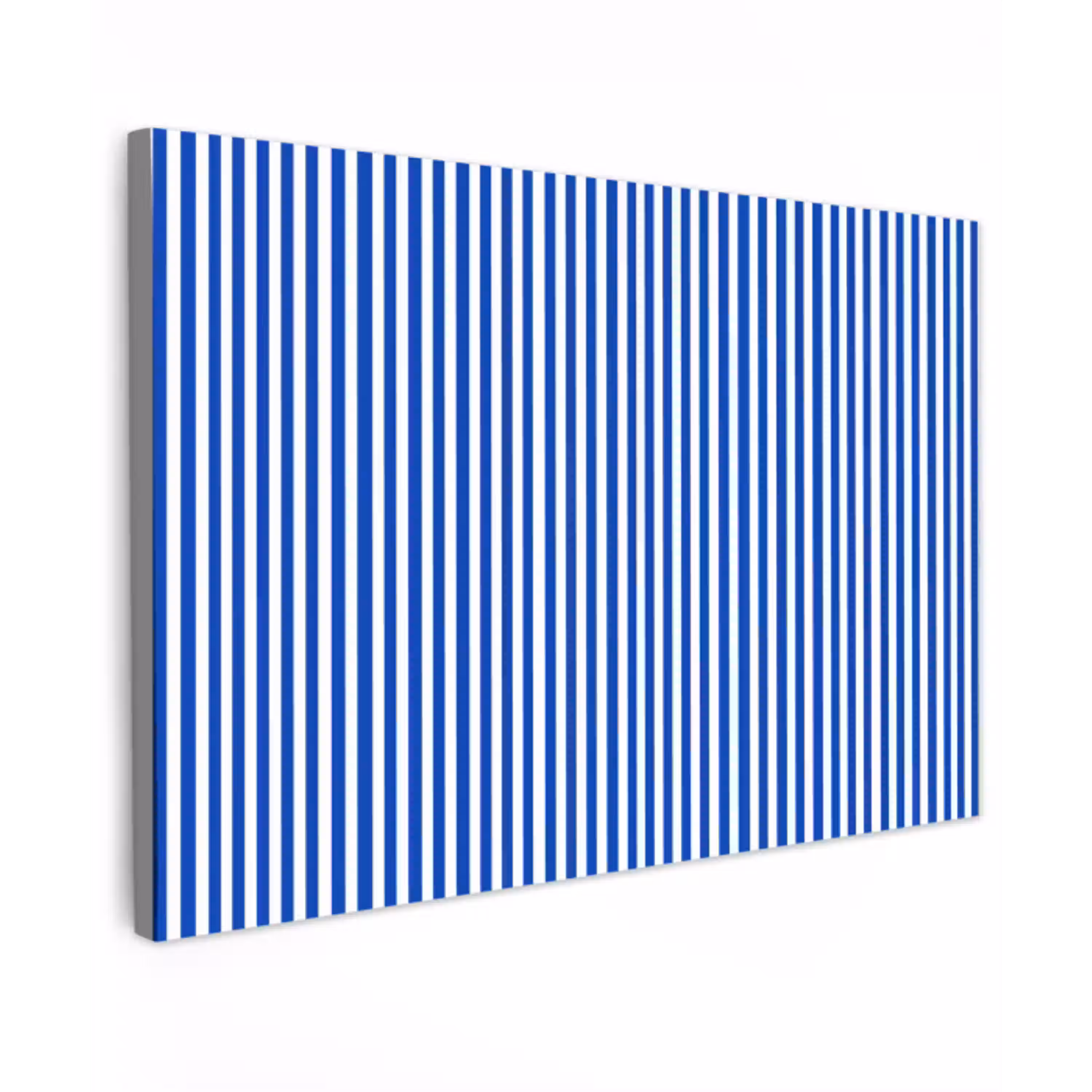 Klassiek - Strepen - Blauw canvas 2cm klein 34 -z3d