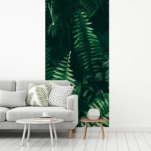 Bladeren - Jungle - Natuur - Tropisch - Planten fotobehang vinyl groot -woonkamer