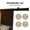 Fruit -  Stilleven - Wijn - Kaars Wandkleed katoen klein -sfeer2