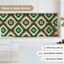 Ontwerp - Organisch - Kleurrijk keuken achterwand 2 middel 871 -sfeer4_DE